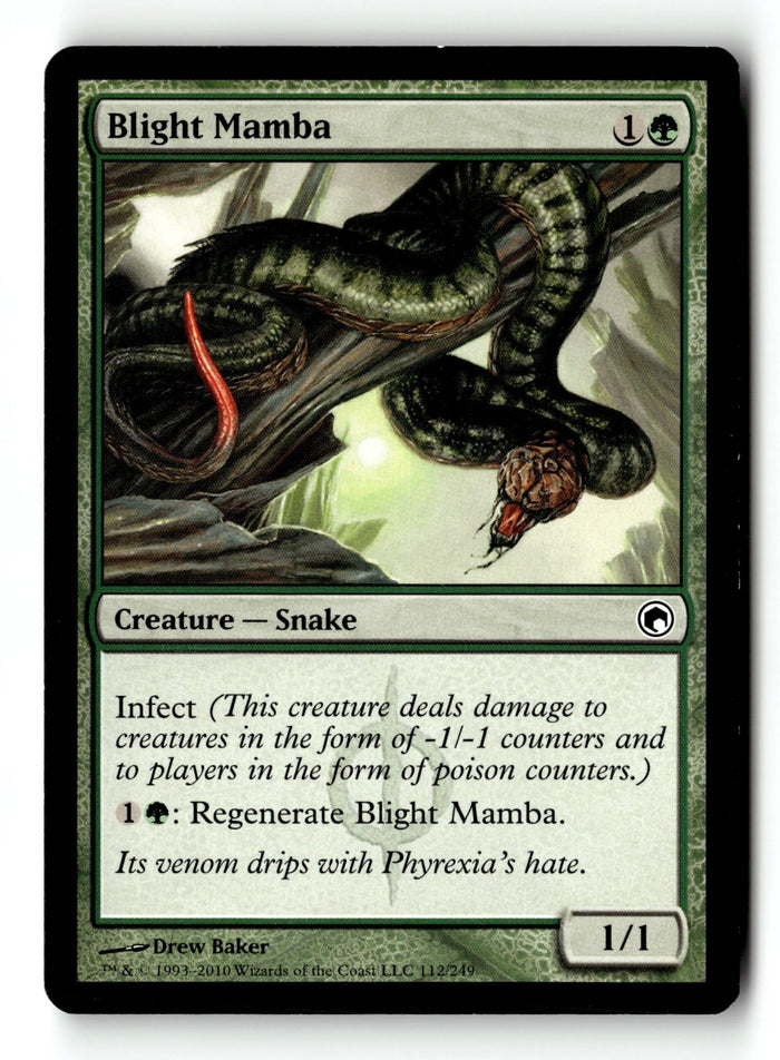 MTG Blight Mamba Scars of Mirrodin LP Magic The Gathering