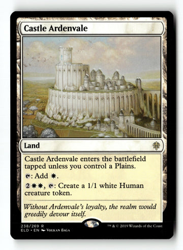 MTG Castle Ardenvale Throne of Eldraine LP Magic The Gathering
