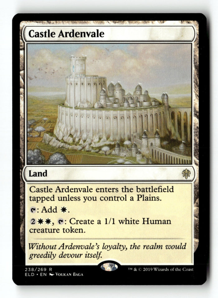 MTG Castle Ardenvale Throne of Eldraine LP Magic The Gathering