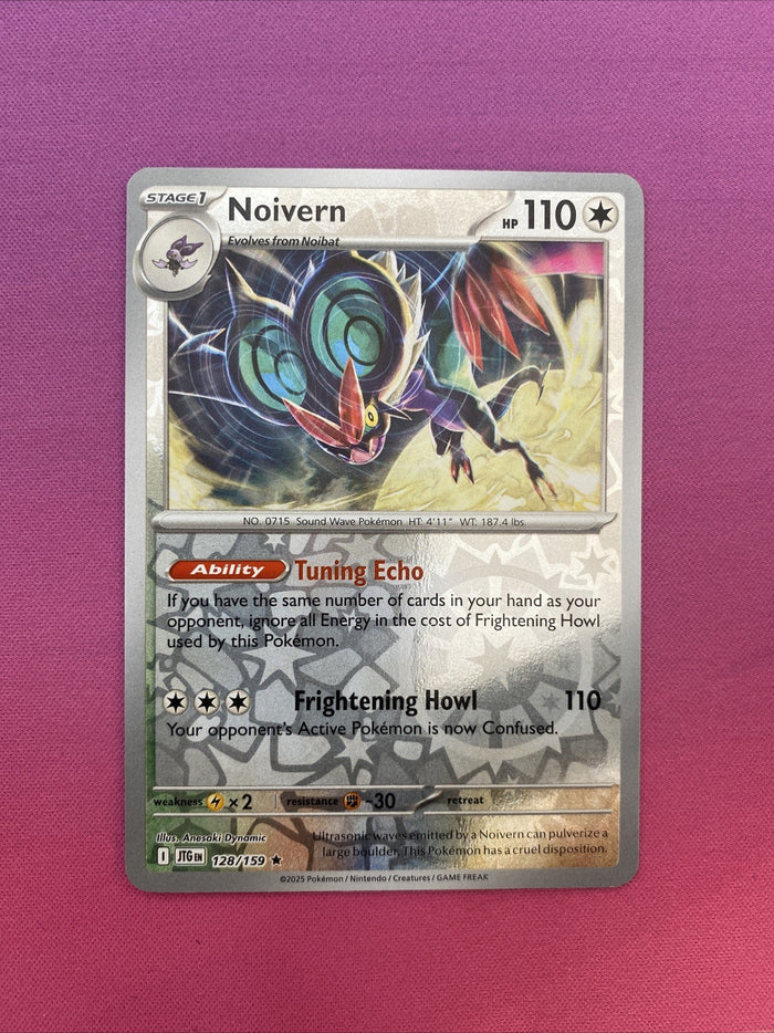 Pokemon Card Noivern Journey Together Reverse Holo Rare 128/159 Near Mint