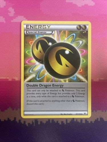 Pokemon Card Double Dragon Energy Roaring Skies Uncommon 97/108 Near Mint
