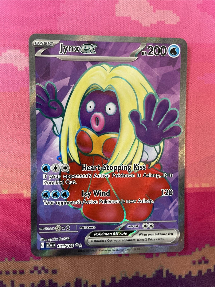Pokemon Card Jynx ex 191/165 Ultra Rare Pokemon 151 Near Mint