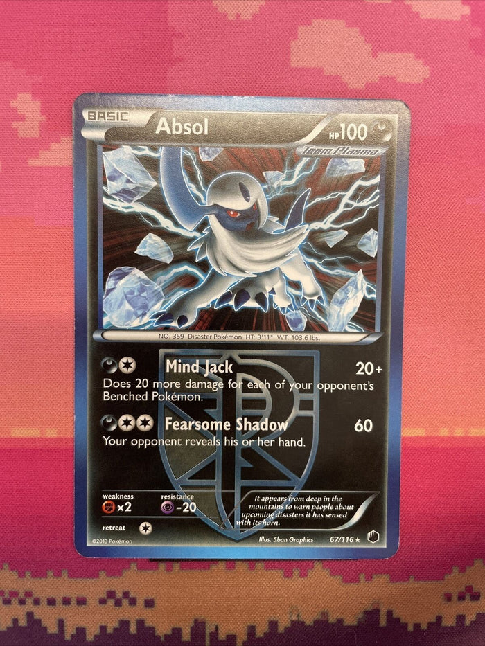 Pokemon Card Absol Plasma Freeze Rare 67/116 Near Mint