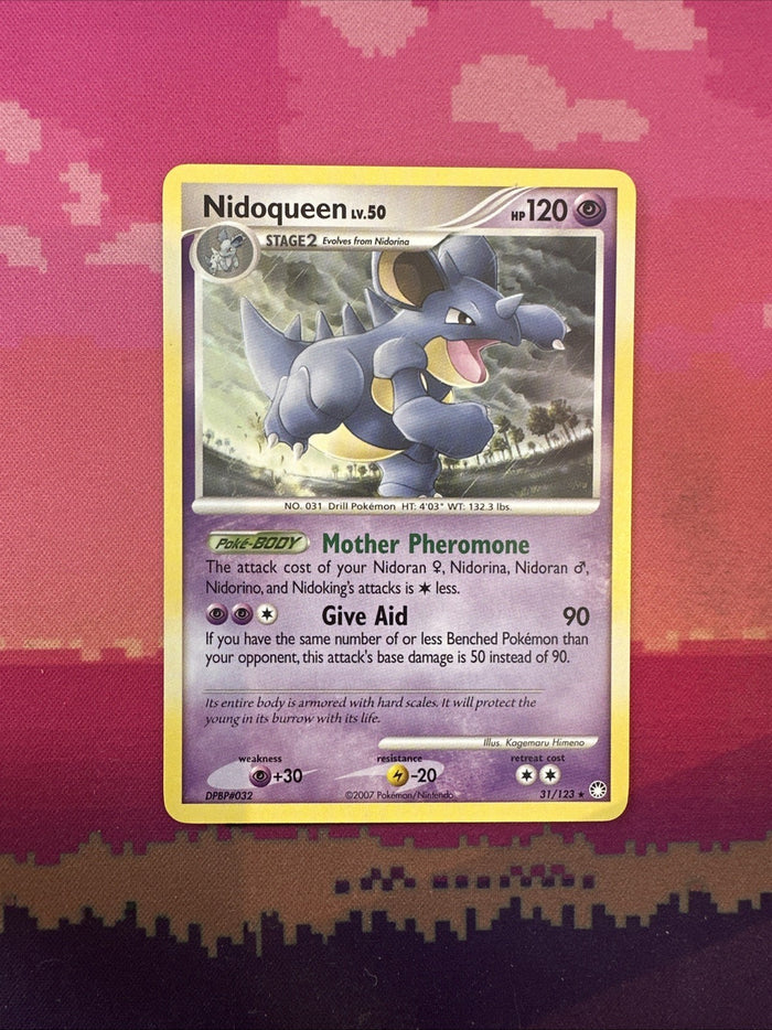 Pokemon Card Nidoqueen Mysterious Treasures Rare 31/123 Near Mint