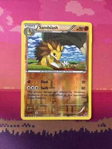 Pokemon Card Sandslash Breakthrough Reverse Holo 76/162 Near Mint