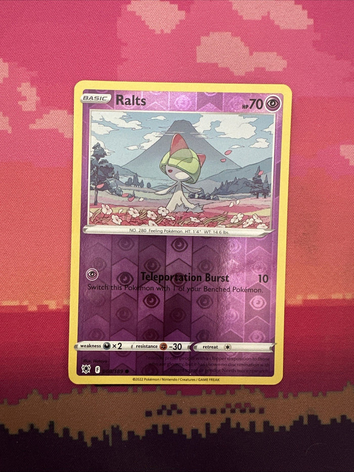 Pokemon Card Ralts Astral Radiance Reverse Holo 060/189 Near Mint