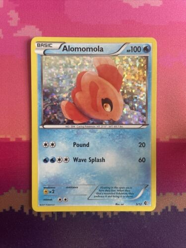 Pokemon Card Alomomola McDonald's 2011 Holo 5/12 Near Mint
