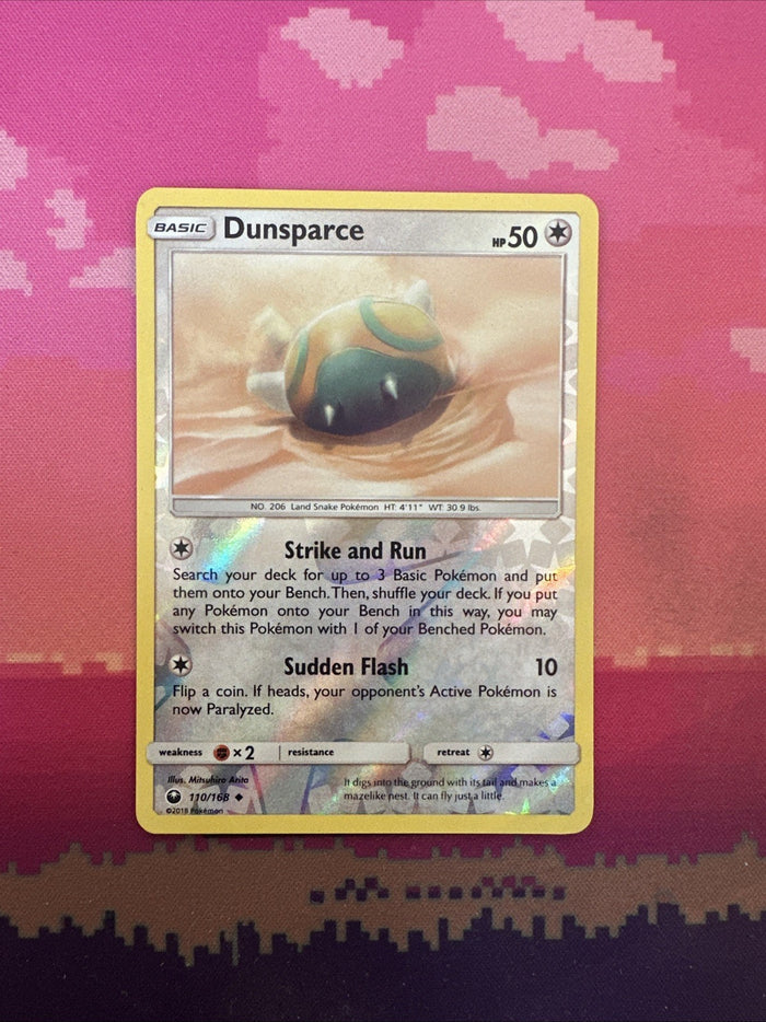 Pokemon Card Dunsparce Celestial Storm Reverse Holo 110/168 Near Mint