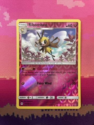 pokemon-card-ribombee-sun-moon-reverse-holo-rare-93-149-near-mint