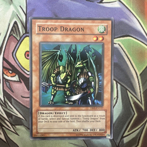 DB2-EN157 Troop Dragon Common Unlimited Edition NM Yugioh Card