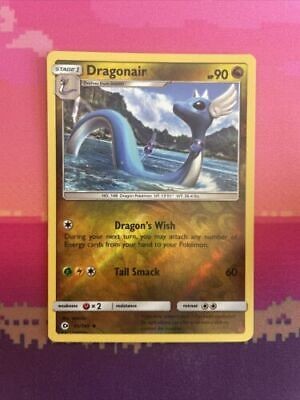 Pokemon Card Dragonair Sun & Moon Reverse Holo Uncommon 95/149 Near Mint