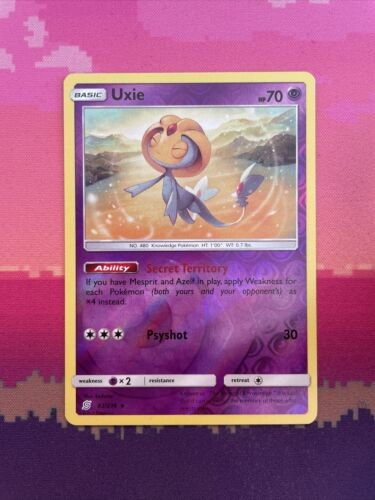 Pokemon Card Uxie Unified Minds Reverse Holo Rare 83/236 Near Mint