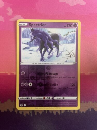 Pokemon Card Spectrier Lost Origin Reverse Holo Rare 081/196 Near Mint