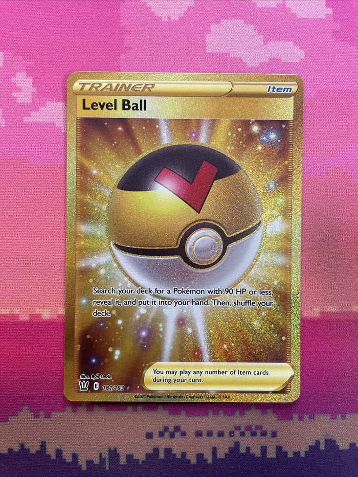 Pokemon Card Level Ball 181/163 Secret Rare Battle Styles Near Mint