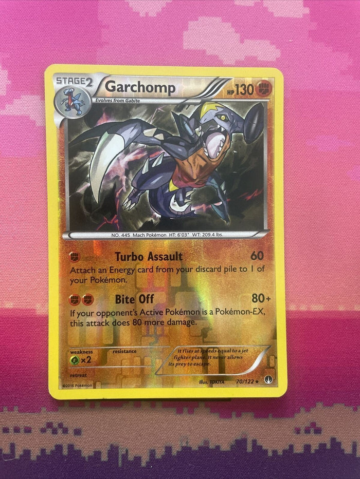 Pokemon Card Garchomp Breakpoint Reverse Holo Rare 70/122  Near Mint