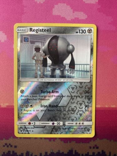 Pokemon Card Registeel Crimson Invasion Reverse Holo Rare 68/111 Near Mint