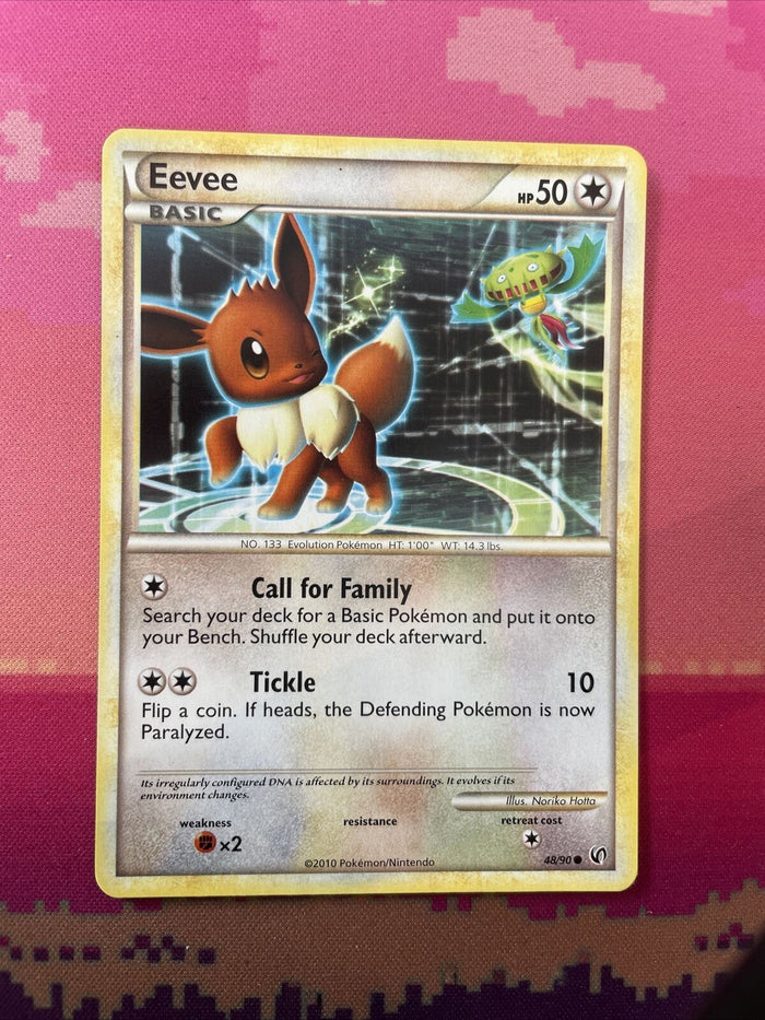 Pokemon Card Eevee Undaunted Common 48/90 Near Mint