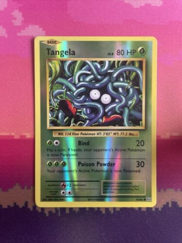 Pokemon Card Tangela Evolutions Reverse Holo 8/108 Near Mint