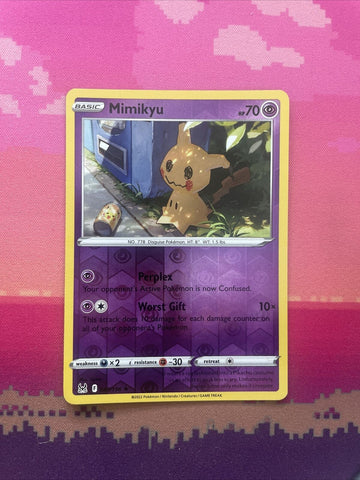 pokemon-card-mimikyu-lost-origin-reverse-holo-rare-080-196-near-mint
