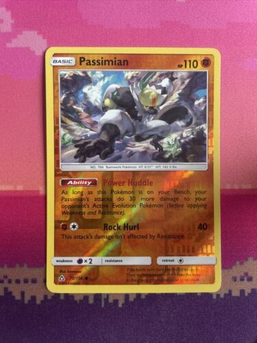Pokemon Card Passimian Ultra Prism Reverse Holo Common 70/156 Near Mint