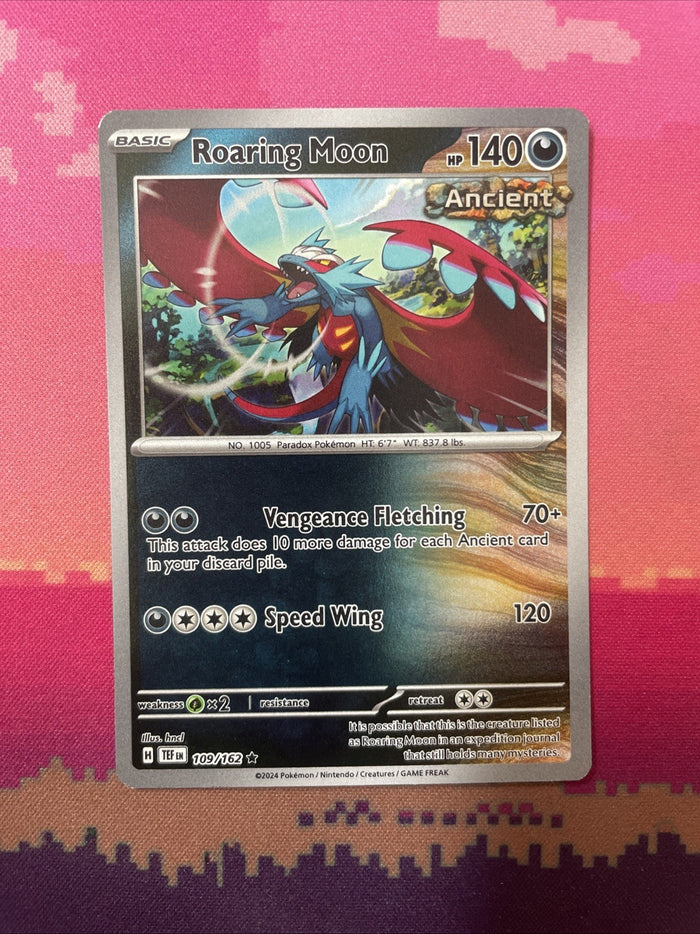 Pokemon Card Roaring Moon Temporal Forces Reverse Holo 109/162 Near Mint