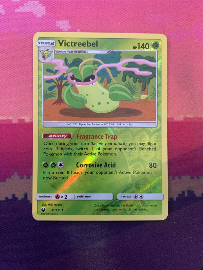 Pokemon Card Victreebel Celestial Storm Reverse Holo Rare 3/168 Near Mint