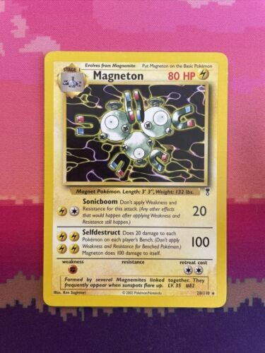 Pokemon Card Magneton Legendary Collection Rare 28/110 Near Mint