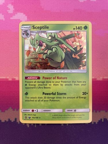 Pokemon Card Sceptile Celestial Storm Holo Rare 10a/168 Near Mint