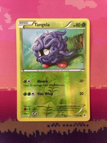 Pokemon Card Tangela Generations Reverse Holo 8/83 Near Mint