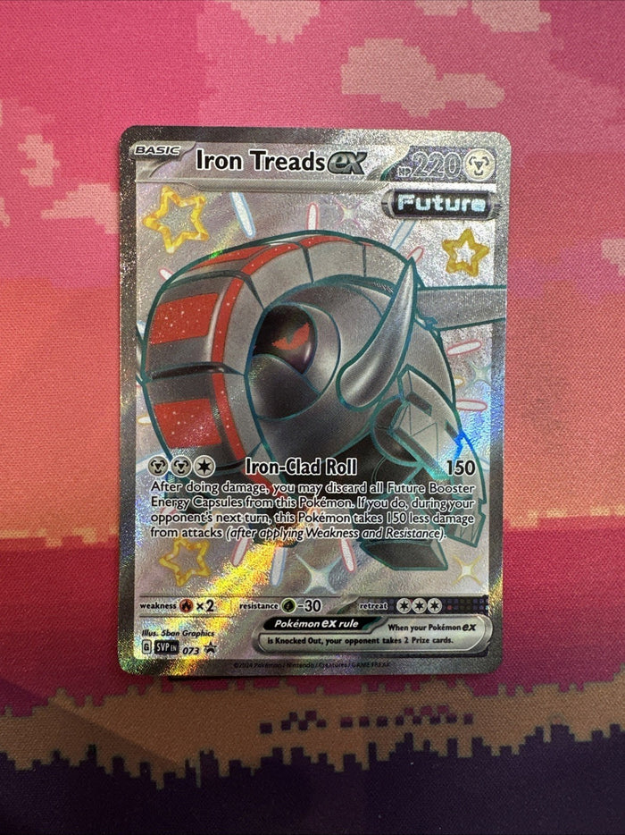 Pokemon Card Iron Treads ex 073 Black Star Promo Near Mint