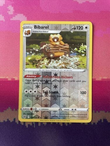 pokemon-card-bibarel-brilliant-stars-reverse-holo-rare-121-172-nm
