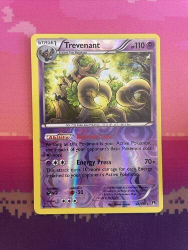 Pokemon Card Trevenant Breakpoint Reverse Holo Rare 65/122 Near Mint