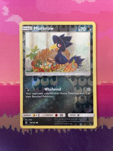 Pokemon Card Murkrow Guardians Rising Reverse Holo 78/145 Near Mint