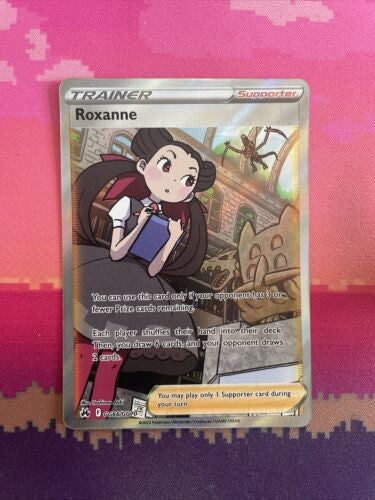 Pokemon Card Roxanne GG66/GG70 Ultra Rare Crown Zenith Near Mint
