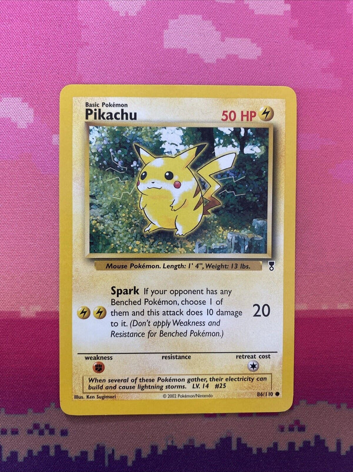 Pokemon Card Pikachu Legendary Collection Common 86/110 Near Mint