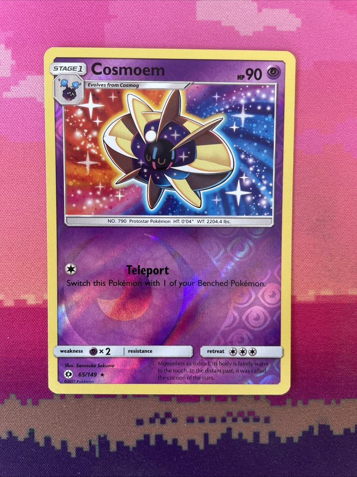 Pokemon Card Cosmoem Sun & Moon Reverse Holo Rare 65/149 Near Mint