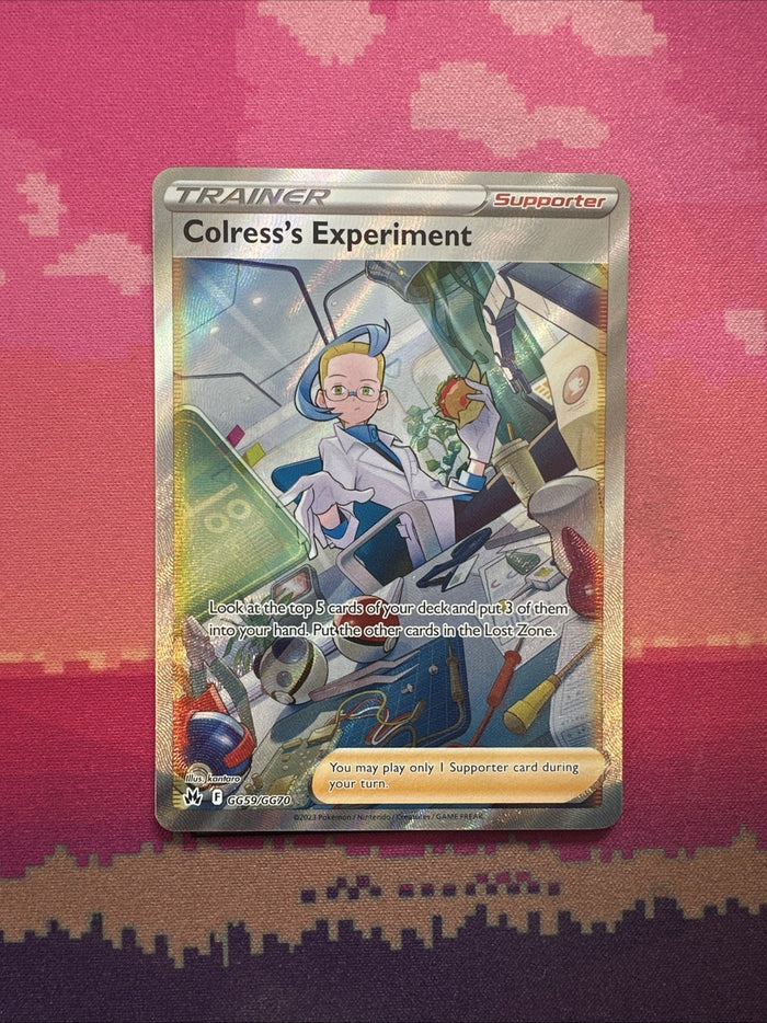 Pokemon Card Colress's Experiment GG59/GG70 Ultra Rare Crown Zenith Near Mint