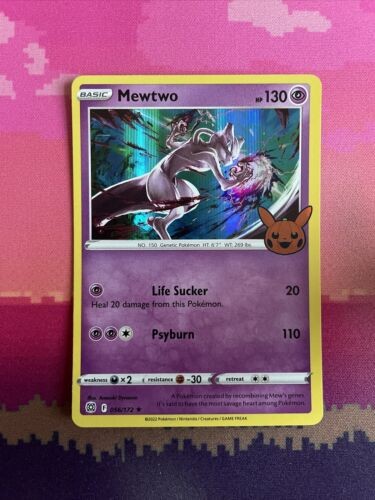 Pokemon Card Mewtwo Trick Or Trade Holo Rare 056/172 Near Mint