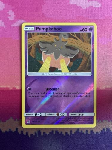 Pokemon Card Pumpkaboo Crimson Invasion Reverse Holo Common 44/111 Near Mint