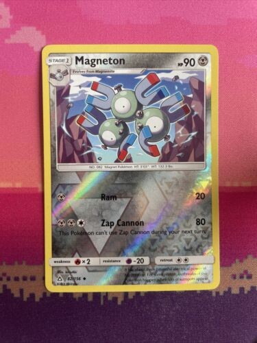 Pokemon Card Magneton Ultra Prism Reverse Holo 82/156 Near Mint