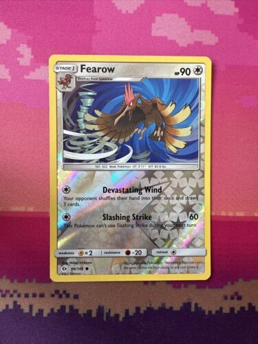 Pokemon Card Fearow Sun & Moon Reverse Holo 98/149 Near Mint