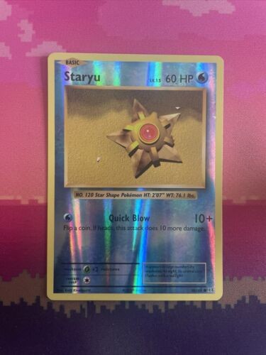 Pokemon Card Staryu Evolutions Reverse Holo Common 30/108 Near Mint