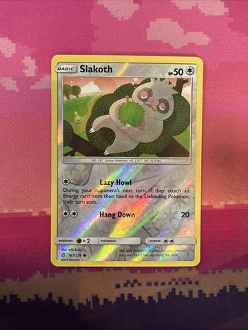 pokemon-card-slakoth-unified-minds-reverse-holo-167-236-near-mint