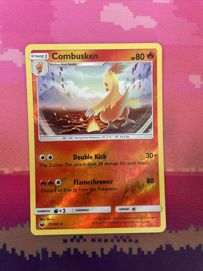 Pokemon Card Combusken Celestial Storm Reverse Holo 27/168 Near Mint