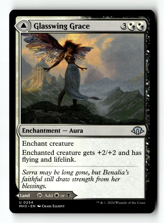 MTG Glasswing Grace Modern Horizons 3 LP Magic The Gathering