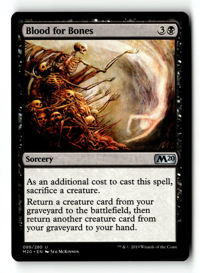 MTG Blood for Bones Core Set 2020 LP Magic The Gathering