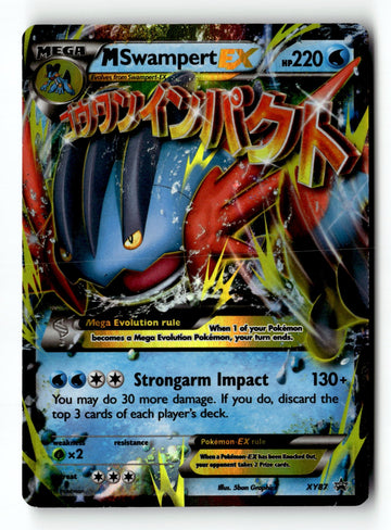 Pokemon Card M Swampert EX Holo LP XY Promos XY87