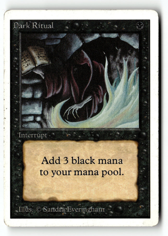 MTG Dark Ritual Unlimited Edition LP Magic The Gathering