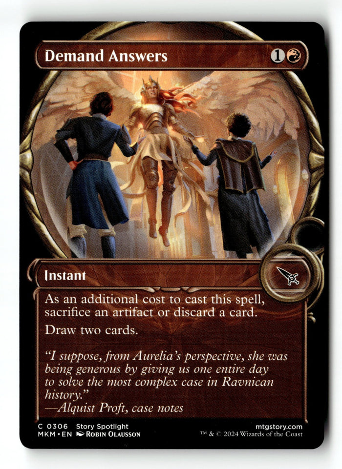 MTG Demand Answers (Showcase) Murders at Karlov Manor LP Magic The Gathering