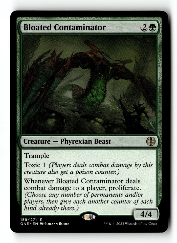 MTG Bloated Contaminator Phyrexia: All Will Be One LP Magic The Gathering